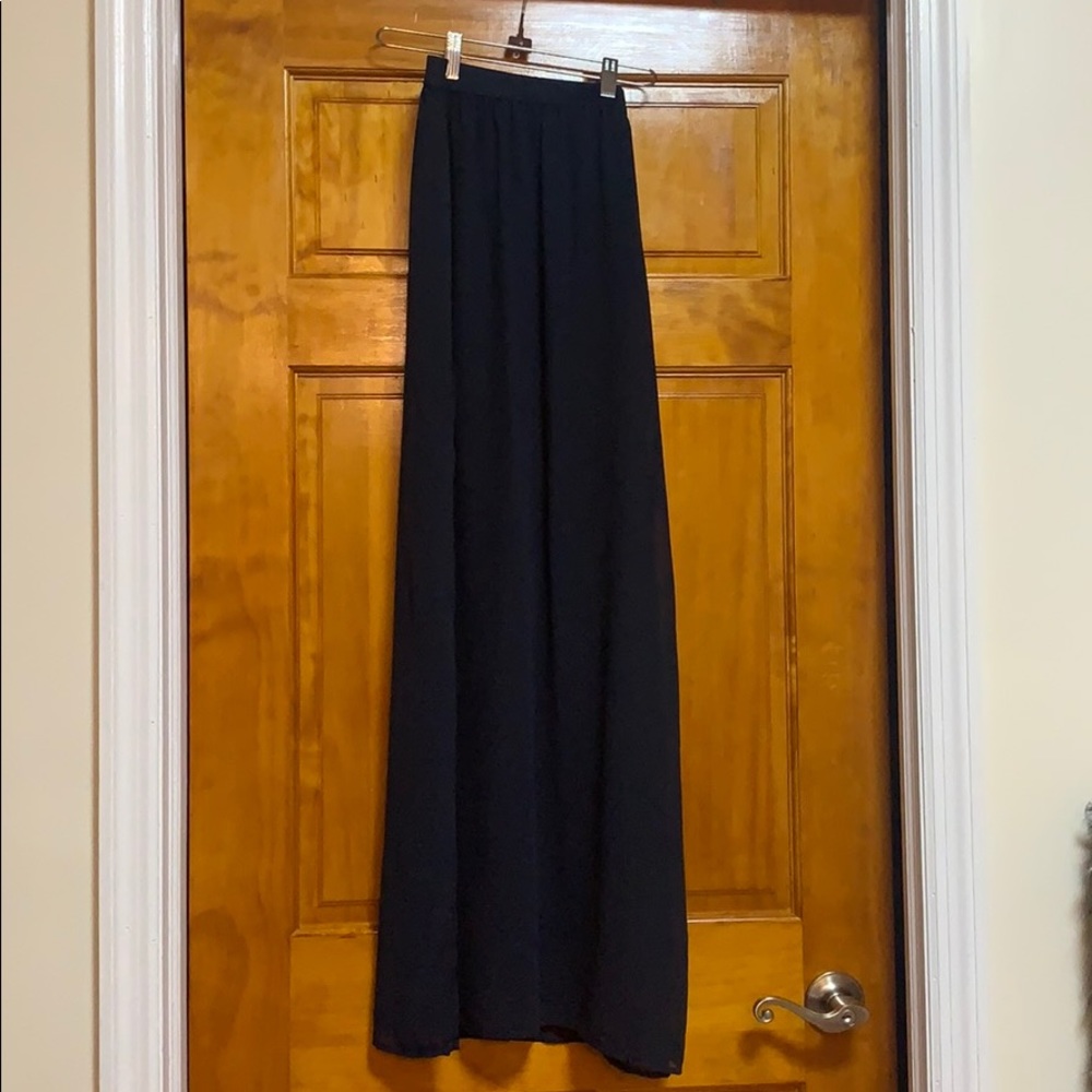 H&M Double Slit Maxi Skirt